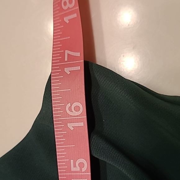 SOLD-DO NOT PURCHASE-Ann Taylor Petite V Neck Midi Dress NWT Forest Green SP - Picture 10 of 11